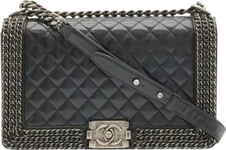 Chanel Borsa a spalla Boy in pelle Pre-owned - - Pre-owned - Donna - Nero - ONE SIZE