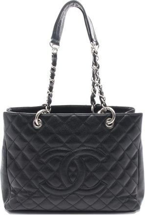 Chanel Borsa a spalla Grand Shopping con catena 2008-2009 - Nero