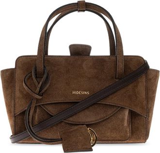 Hidesins Flap Small Bag - Dames - Handtassen - Bruin - ONE Size - Leer - Tassen