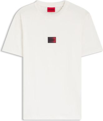 HUGO BOSS Gradient-logo T-shirt in cotton jersey