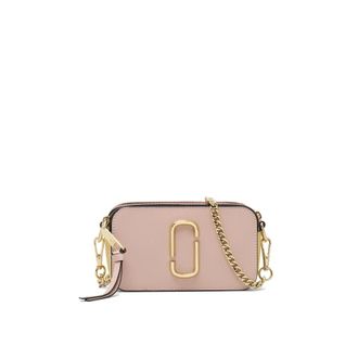 Marc Jacobs The Chain Snapshot - Dames - Schoudertassen - Roze - ONE Size - Leer - Tassen