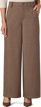 Wit & Wisdom Whitney Skyrise Wide Leg Trousers in Sand/cacao Powder at Nordstrom, Size 12