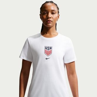 Nike USMNT Nike Womens Soccer T-Shirt in White | IH2245-100