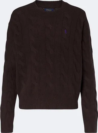 Polo Ralph Lauren Pullover in lana e cashmere a trecce