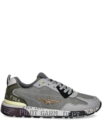 Aeronautica logo sneakers - Grey