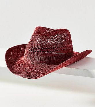 Anthropologie Straw Rancher Hat