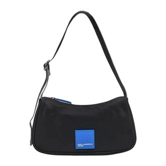 Karl Lagerfeld Urban Nylon Baguette Shoulder Bag - female - Karl Lagerfeld - Shoulder Bags - Black - ONE SIZE - Bags
