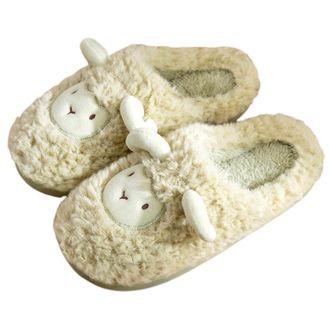 Generic Ladies Slippers Cozy Winter Footwear For Indoor Comfort Soft Warm Fleece Lined Home Shoes With Durable Sole Ideal For Relaxation Cozy House Slippers F