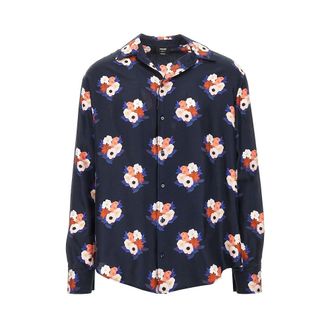 Fendi Fendi Bouquet print silk shirt Man M