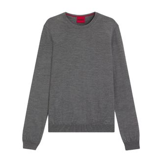 HUGO BOSS Heren San Cedric-M1 Sweatshirt met ronde hals (Grijs)