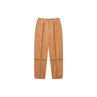 Twinset Dames, Broeken, Beige, Maat: XS Su&egrave;de