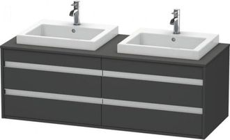 Duravit Mueble De Pared Duravit Ketho 6757, 4 Cajones, 1400mm, Para 2