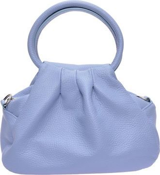 Luisa Vannini Turquoise Rundleer Tas