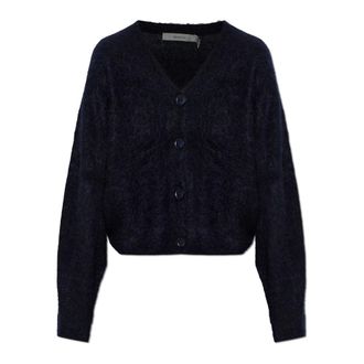 Gestuz Truien & Vesten, Dames, Blauw, S, Wol, GZdebbie Cardigan