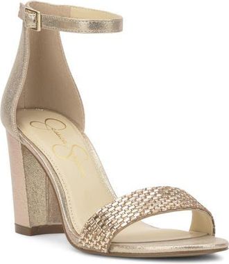 Jessica Simpson Sahino Sandal in Champagne at Nordstrom, Size 8.5