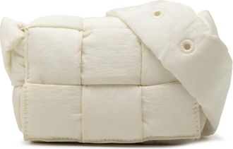 Bottega Veneta Pre-owned Bottega Veneta Candy Nylon Intrecciato Padded Tech Cassette Crossbody P02263445C