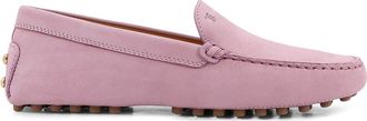 Tod's Suede loafers with engraved front logo