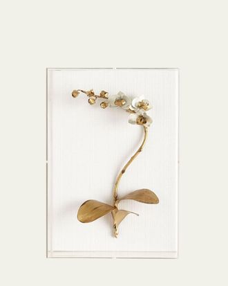 Tommy Mitchell Original Gilded Orchid 3 Study on Linen