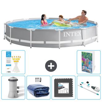 Intex Piscina Prism Frame Redonda - 366x76 Cm - 7-piezas S315