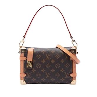 Louis Vuitton Pre-owned Side Trunk MM - Dames - Pre-owned - Bruin - Maat: ONE Size Leer
