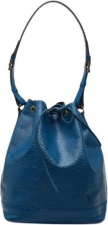 Louis Vuitton Pre-owned Bucket Bags, female, Blue, Size: ONE SIZE Pre-owned Bucket Bag