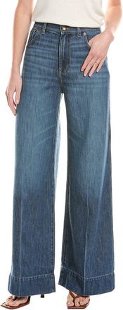 Madewell Ellsworth Wash Cashmere-Blend Super Wide Leg Jean