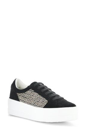 Bos. & Co. Mera Lace-Up Platform Sneaker in Black at Nordstrom, Size 10-10.5Us