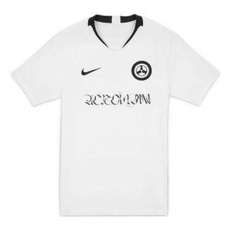 Nike x ACRONYM Crossover Fan Edition Printing Logo V neck Short Sleeve US Edition White DC8808-100