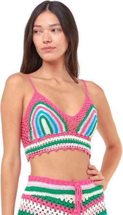 MC2 Saint Barth Multicolor Crochet Top