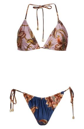 Zimmermann Aster Spliced Two-Piece Swimsuit at Nordstrom, Size 4