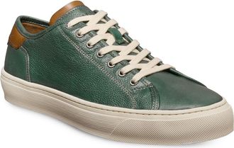 Allen Edmonds Jones Low Top Sneaker in Green at Nordstrom, Size 9.5