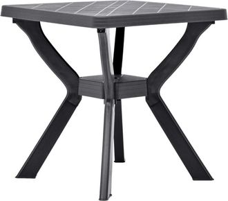 vidaXL Tavolo da Bistrot Antracite 70x70x72 cm in Plastica - Vidaxl