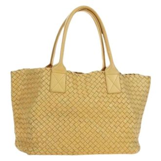 Bottega Veneta Bolso Tote Pre-owned Vintage - Pre-owned - Mujer - Amarillo - ONE SIZE