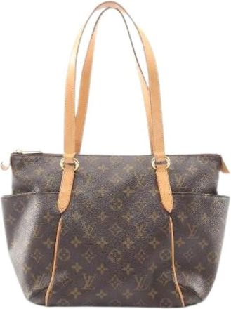 Louis Vuitton Pre-owned Totally PM Monogram Coated Canvas Tote Bag - Dames - Vintage Shopper - Bruin - ONE Size - Leer - Vintage