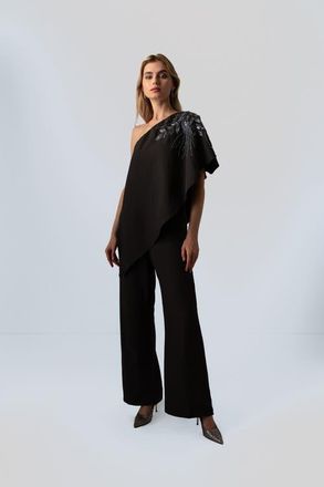 Raishma Gwen Black Jumpsuit in Brown at Nordstrom, Size 10 Uk