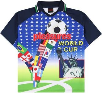 Pleasures Flags Jersey in Multi at Nordstrom, Size Xx-Large