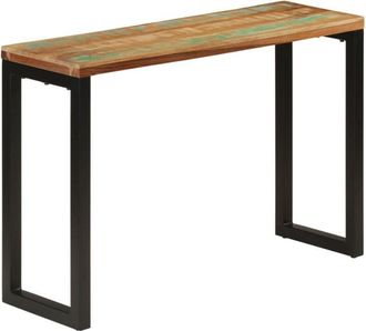 vidaXL Vidaxl - Mesa consola madera maciza reciclada 110x35x75 cm