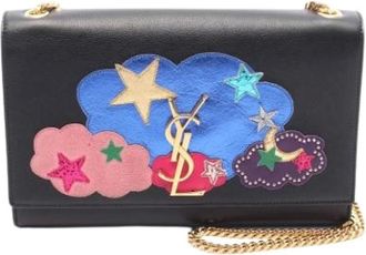 Saint Laurent Pre-owned Shoulder Bags, female, Multicolor, Size: ONE SIZE Pre-owned Leather shoulder-bags