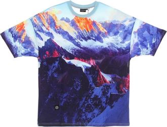 Dolly Noire Bergen Oversize Tee Multi T-Shirt - Heren - T-shirts - Veelkleurig - M - Polyester - Tops