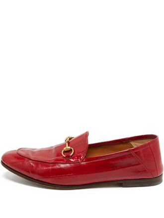 Gucci Jordaan leather loafers - men - Calf Leather/Calf Leather/Calf Leather - 46 - Red
