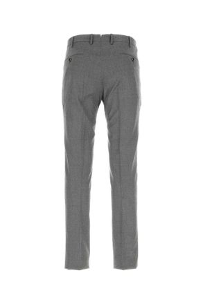 Pantaloni Torino Mens Dark Grey Stretch Virgin Wool Pant 0230 Pantaloni Trousers