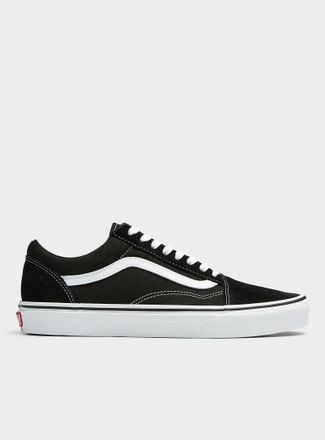 Vans Mens Black and white Old Skool sneakers Men