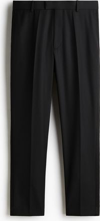 H&M Smokinghose aus Wollmix in Slim Fit - Schwarz