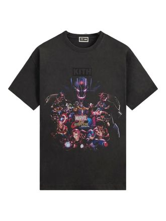 Kith T-shirt con grafica - Nero