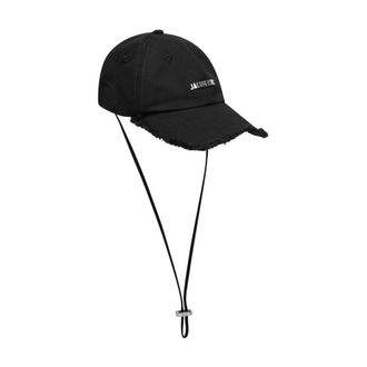 Jacquemus Caps, female, Black, Size: 58 CM La Casquette Artichaut