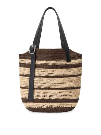 Loewe Loop Raffia Basket Bag