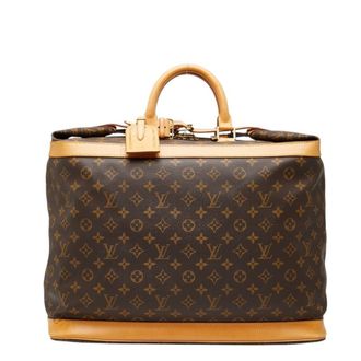 Louis Vuitton Brown Pvc Leather Boston Bag (Pre-Owned)