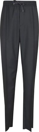 Valentino Garavani Mohair Wollen Joggingbroek - Heren - Sweatpants - Zwart - XL - Wol - Broeken