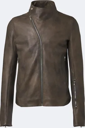 Rick Owens Giacca biker Release in pelle