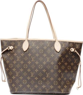 Louis Vuitton Borsa tote MM Neverfull Monogram 2021-2025 - Marrone